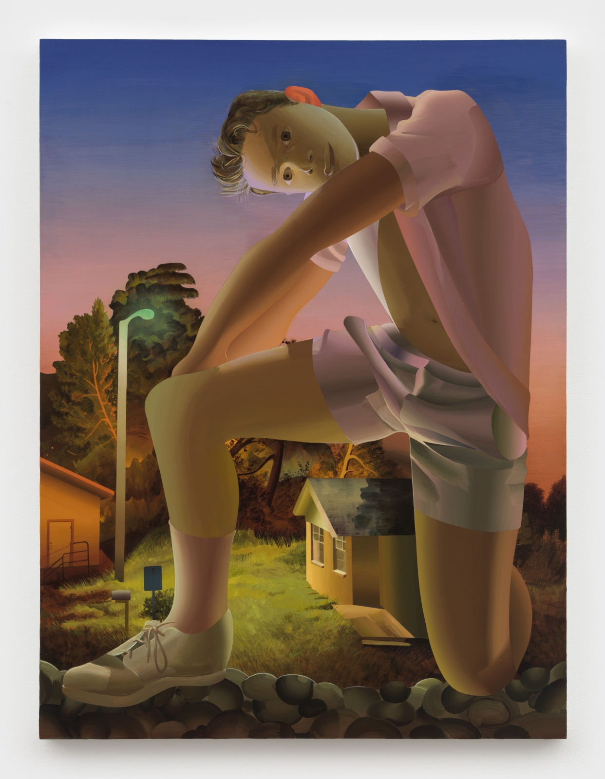 Kyle Dunn
Outskirts, 2021
acrylic on wood panel
40 x 30 ins.
101.6 x 76.2 cm