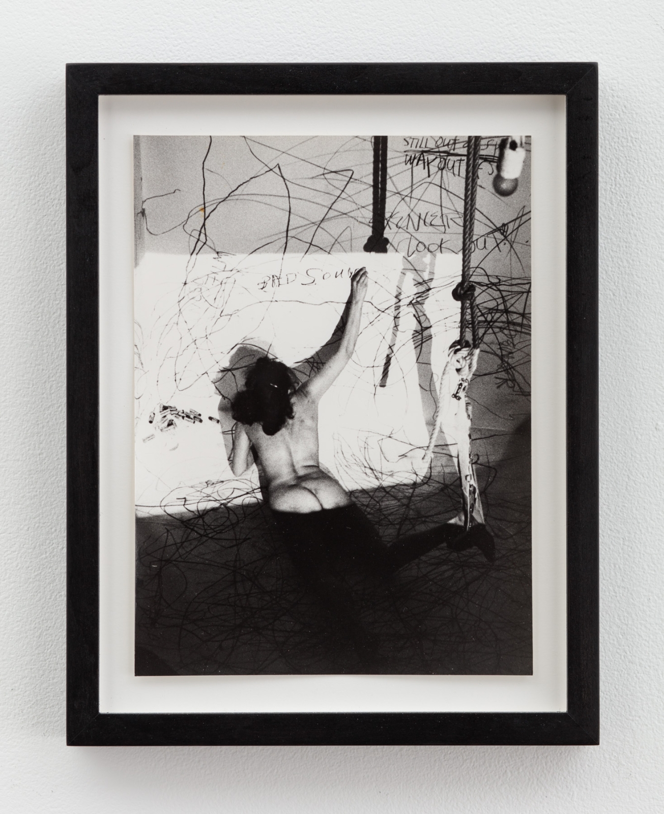 Carolee Schneemann
Up to and Including Her Limits (Studiogalerie Berlin), 1976
Signed and dated verso
silver gelatin print
9 1/4 x 6 3/4 in.
23.5 x 17.15 cm