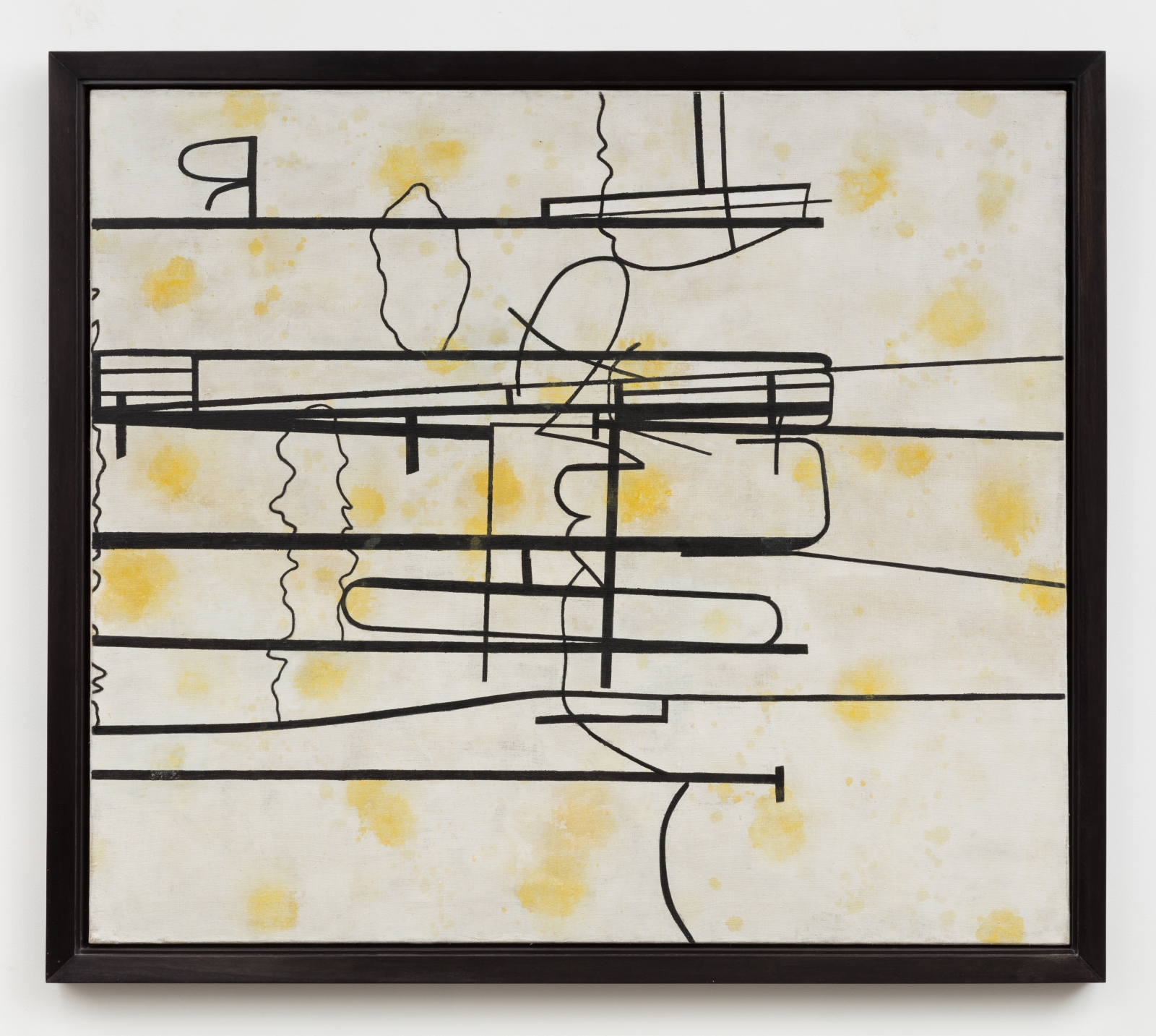 Prunella Clough
Wire and Rods, 1979
oil on canvas
40 3/8 x 46 1/4 ins.
102.5 x 117.5 cm