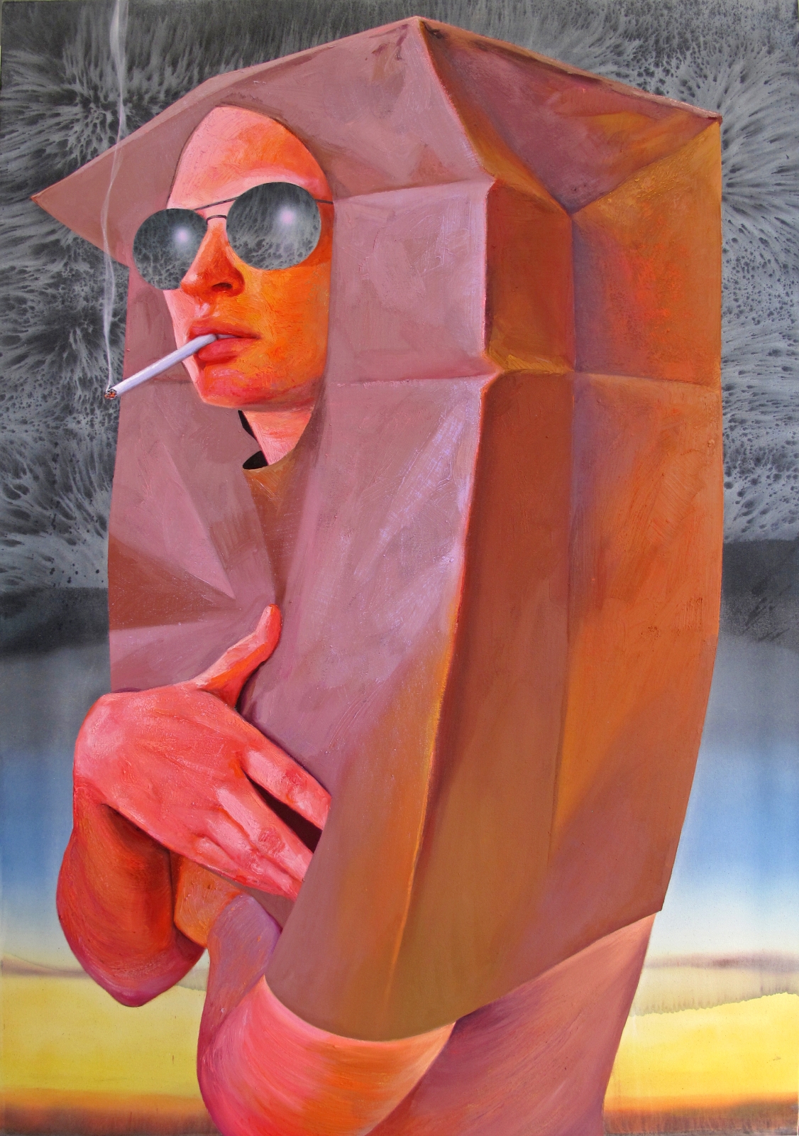 Robin F. Williams
Bag Lady, 2016
acrylic and oil on canvas
58 x 40 ins.
147.3 x 101.6 cm