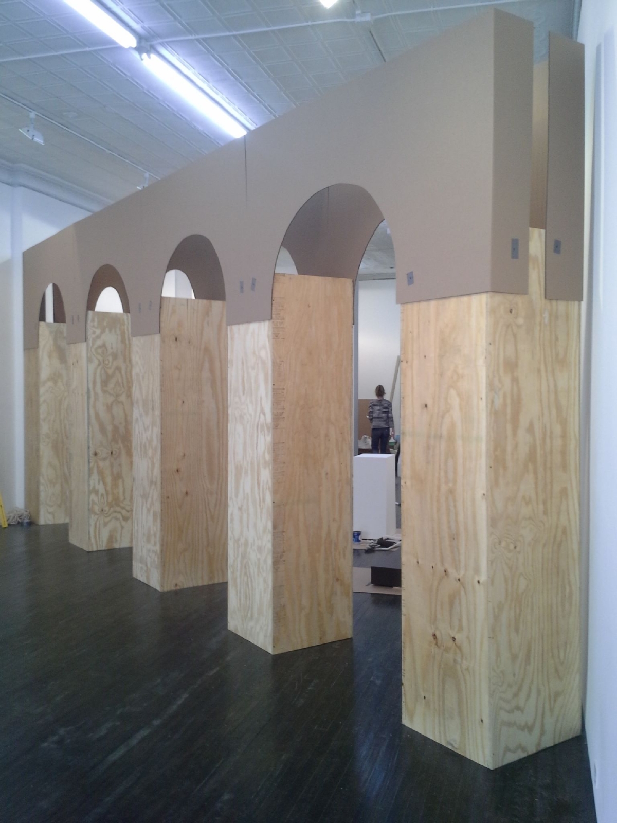 Adam Putnam
Untitled (Arcade), 2013-2015
plywood and cardboard
dimensions variable
