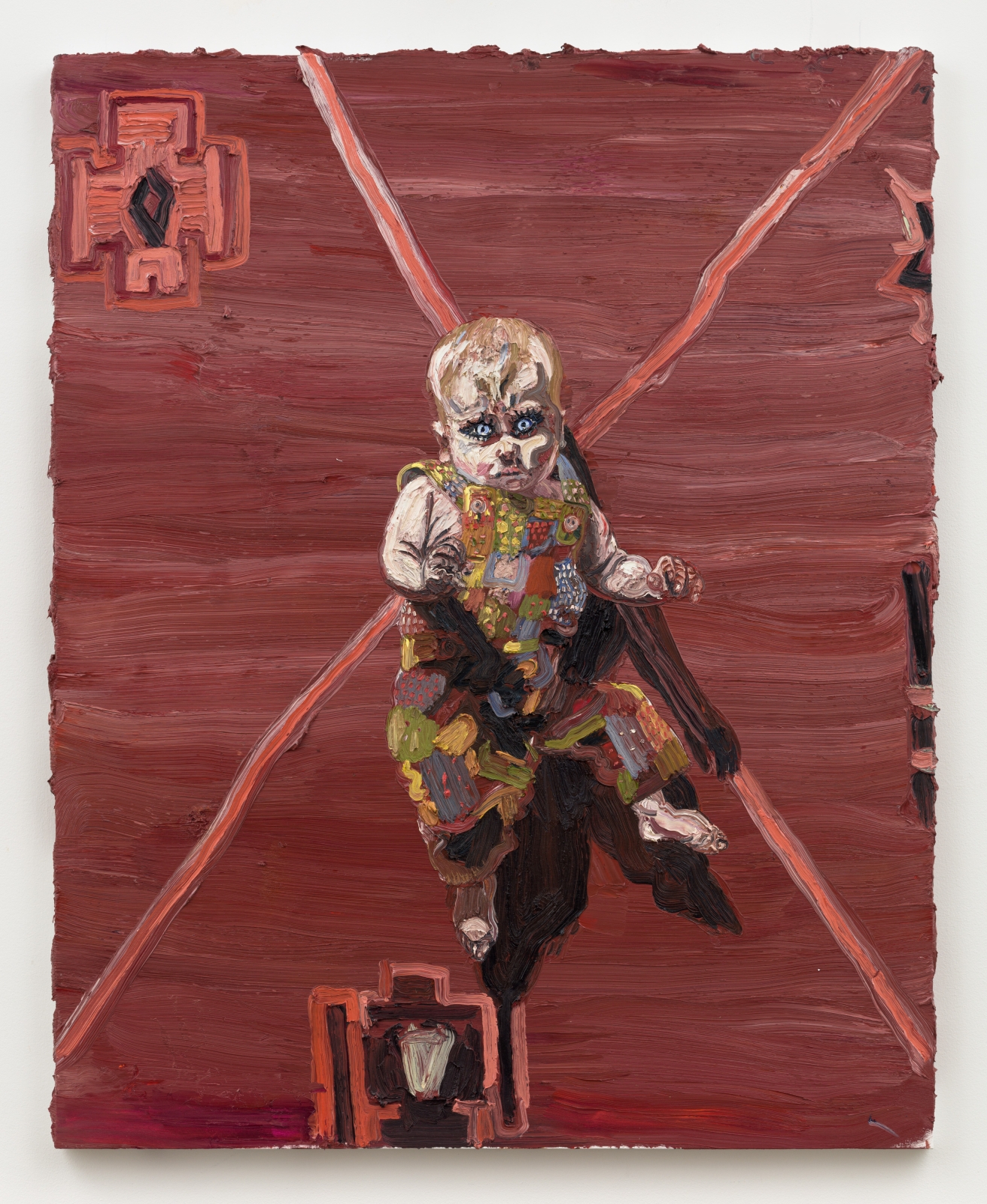 Allison Schulnik
Tupelo #1, 2019
oil on canvas stretched over panel
60 x 48 ins.
152.4 x 121.9 cm