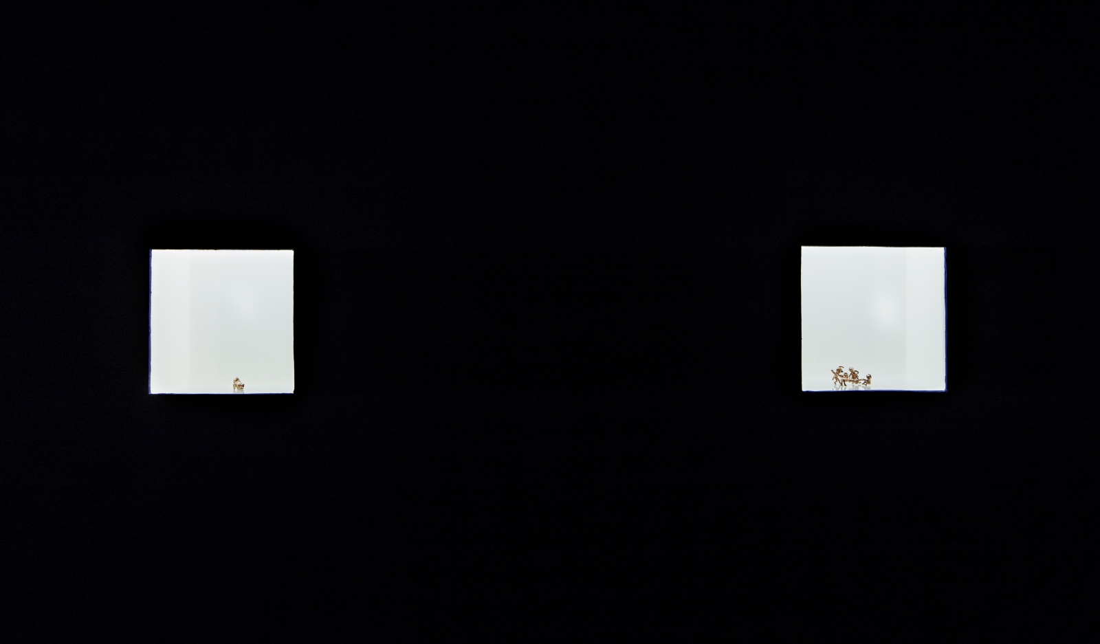 Carlos Motta
Towards a Homoerotic Historiography, 2014 (installation view)
tumbaga washed silver
dimensions variable&amp;nbsp;