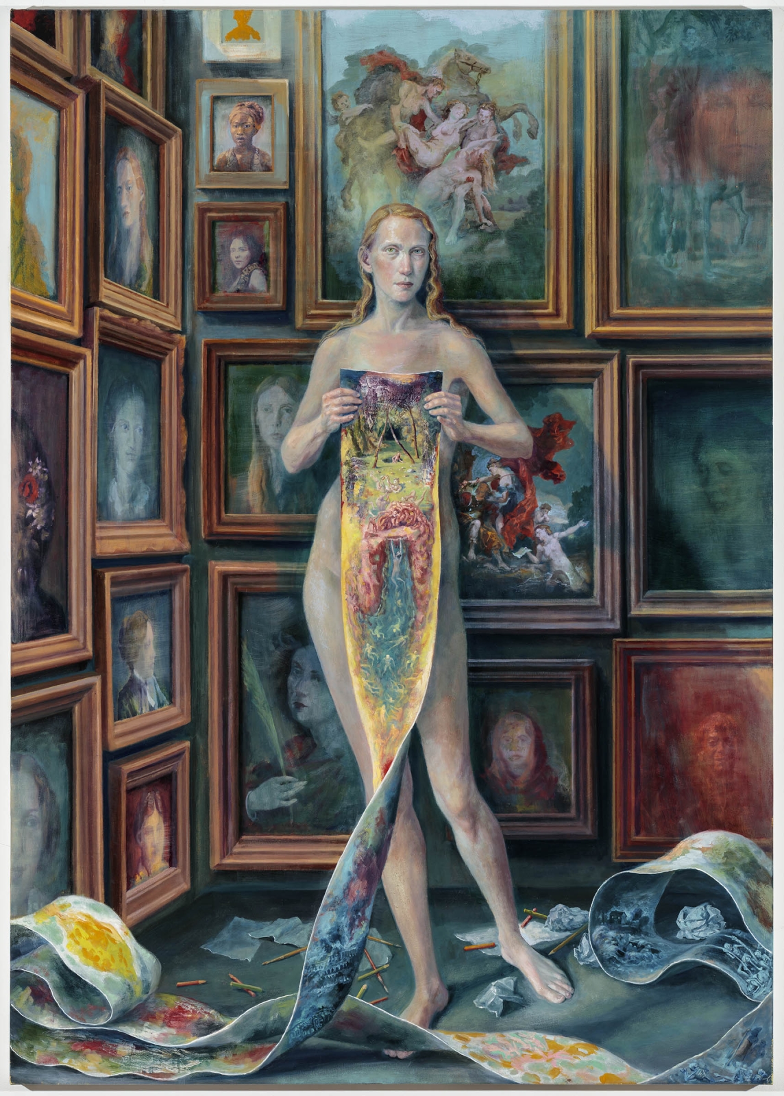 Julie Heffernan
Self-Portait with the Daughters, 2018
Oil on canvas
79 x 56 inches